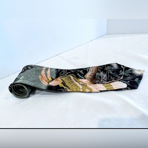 Endangered Species Tie (Rhinoceros Hornbius) “Lone Survivor” - Picture 6 of 6